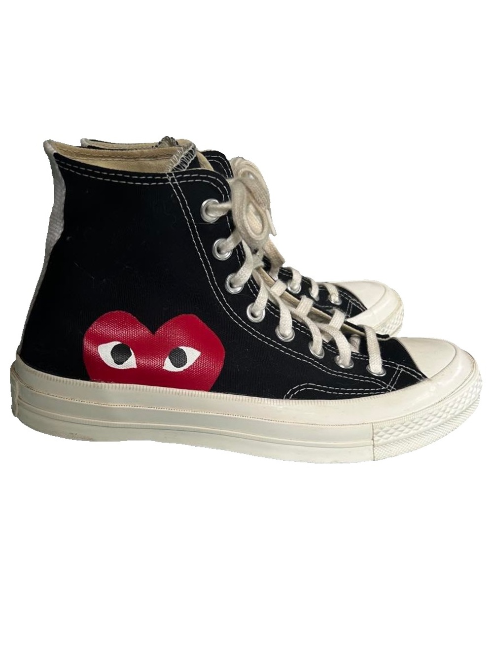 Comme des Garcons PLAY x Converse Chuck 70 High/Low - Mens 6.5 / Womens 8.5